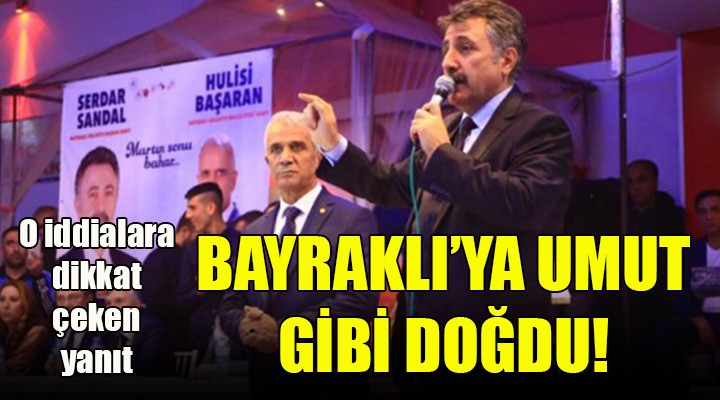 Bayraklı daki o iddialar isyan ettirdi... UMUT GİBİ DOĞDU, SONUNA KADAR BERABERİZ!