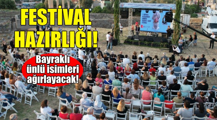 Bayraklı festivale hazırlanıyor!