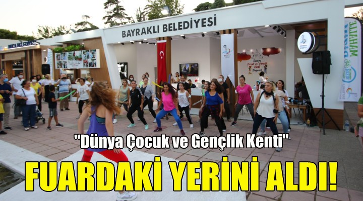 Bayraklı, fuardaki yerini aldı!