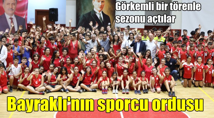 Bayraklı nın sporcu ordusu...