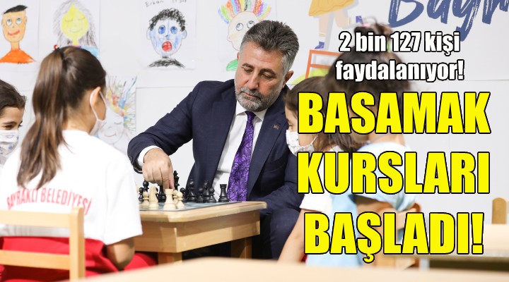 Bayraklı’da ‘BASAMAK’ kursları başladı!