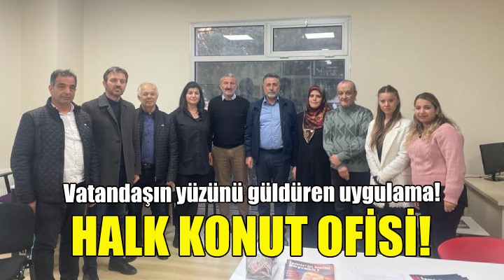 Bayraklı’da Halk Konut ofisi yüzleri güldürdü!