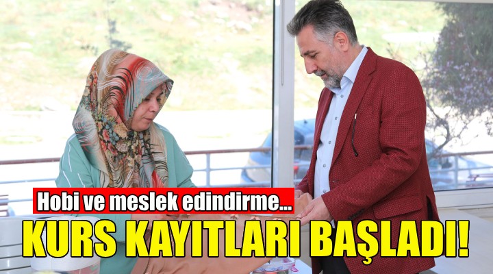 Bayraklı’da hobi ve meslek edindirme kurs kayıtları başladı!