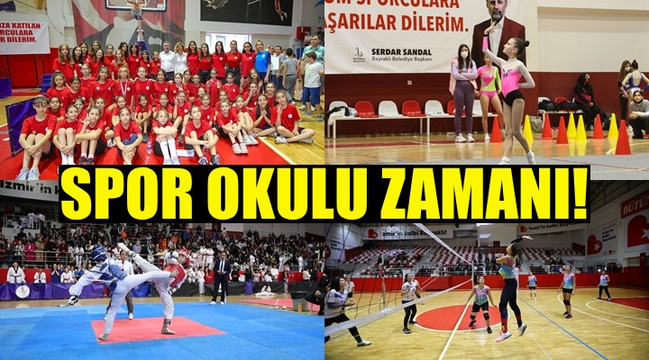 Bayraklı’da yaz spor okulları başlıyor!