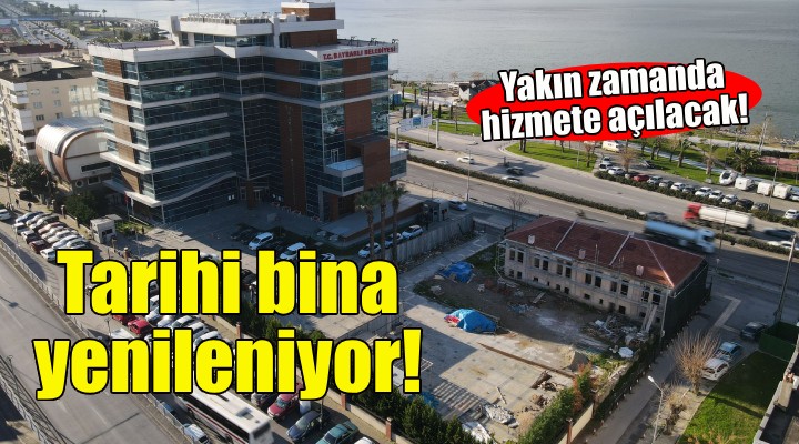 Bayraklı’daki tarihi üçüz bina yenileniyor!