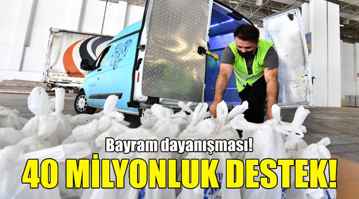 Bayram dayanışması... Büyükşehir den 40 milyonluk destek!