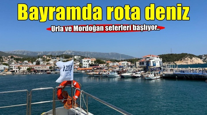 Bayramda rota denize