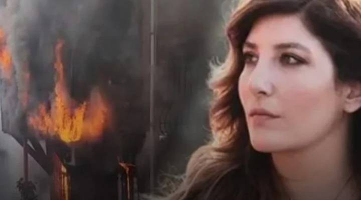 Bebek teki alevler ünlü oyuncunun da evini yaktı