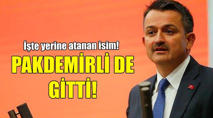 Bekir Pakdemirli istifa etti!