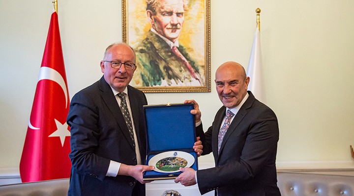 Belçika nın Ankara Büyükelçisi’nden Başkan Soyer’e ziyaret
