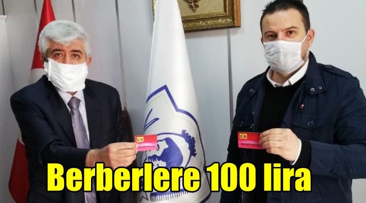 Berberlere alışveriş çeki