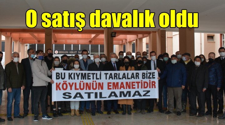 Bergama daki satış davalık oldu