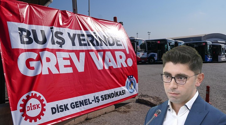 Berk Hızlıateş ten İzmir deki işçi grevine ironik bakış!
