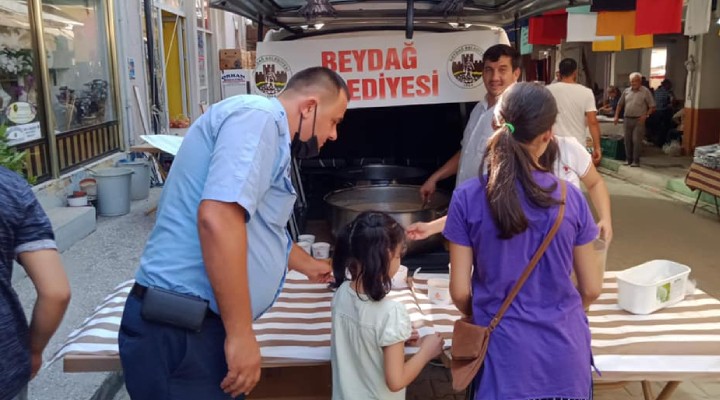 Beydağ Belediyesi nden aşure ikramı!