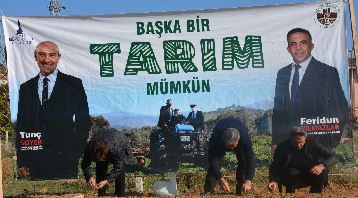 Beydağ da salep fideleri toprakla buluştu!