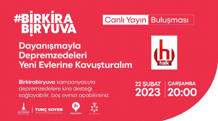 Bir Kira Bir Yuva kampanyası Halk TV’de milyonlara ulaşacak!