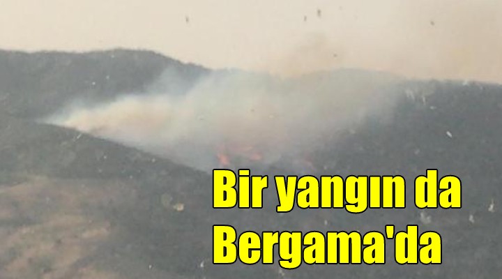 Bir yangın da Bergama da