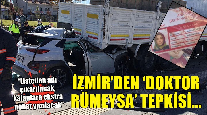 Birlik Sağlık Sen den  Doktor Rümeysa  tepkisi