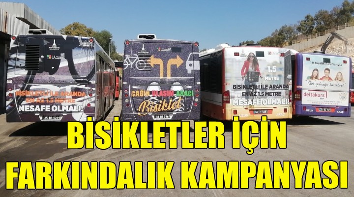 Bisikletler için farkındalık kampanyası!