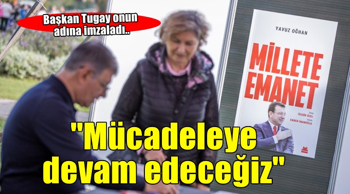 Biz buradayız, mücadeleye devam edeceğiz