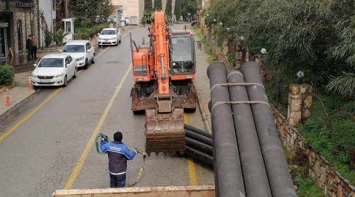 Bodrum da içme suyu hatları yenileniyor!