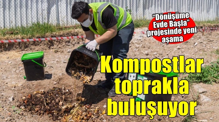 Bokaşi kompostları toprakla buluşuyor