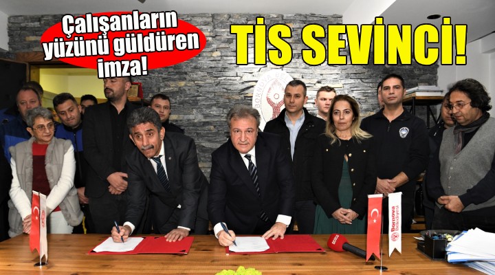 Bornova Belediyesi nde TİS sevinci!