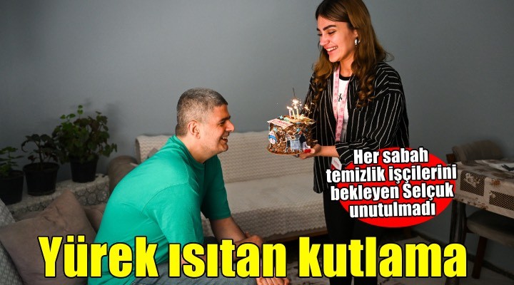 Bornova Belediyesi’nden özel bireye yürek ısıtan kutlama