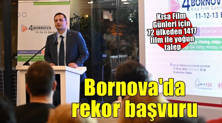 Bornova Kısa Film Günleri’ne rekor başvuru!