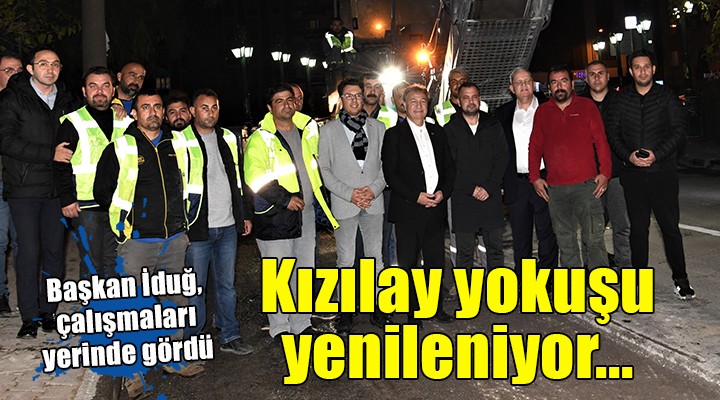 Bornova Kızılay yokuşu yenileniyor