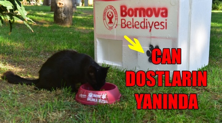 Bornova can dostlarının yanında