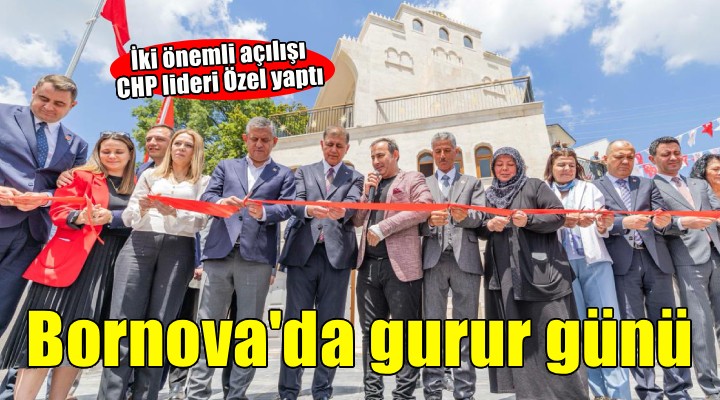 Bornova'da Mescid-i Aksa Cami ve Doğanlar Kent Bostanı hizmete açıldı