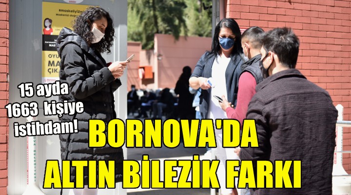 Bornova da altın bilezik farkı...