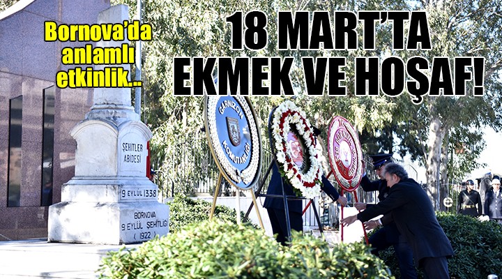 Bornova da anlamlı 18 Mart etkinliği