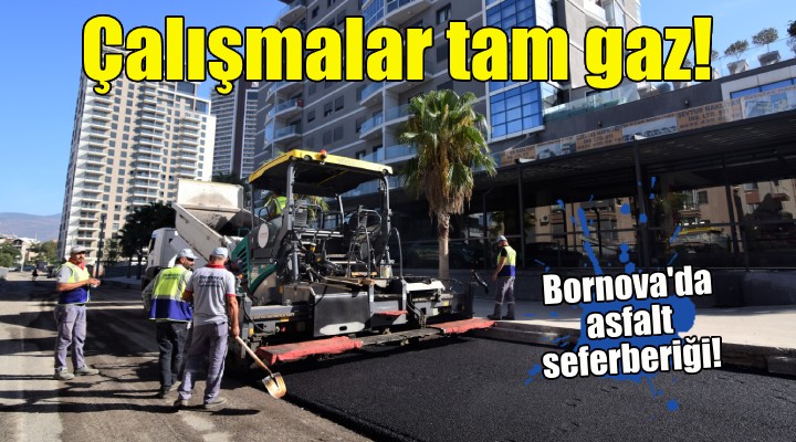 Bornova da asfalt seferberliği!