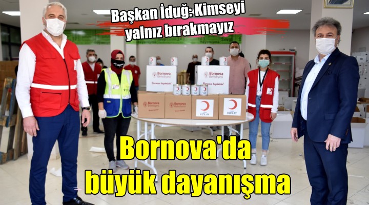 Bornova da büyük dayanışma...