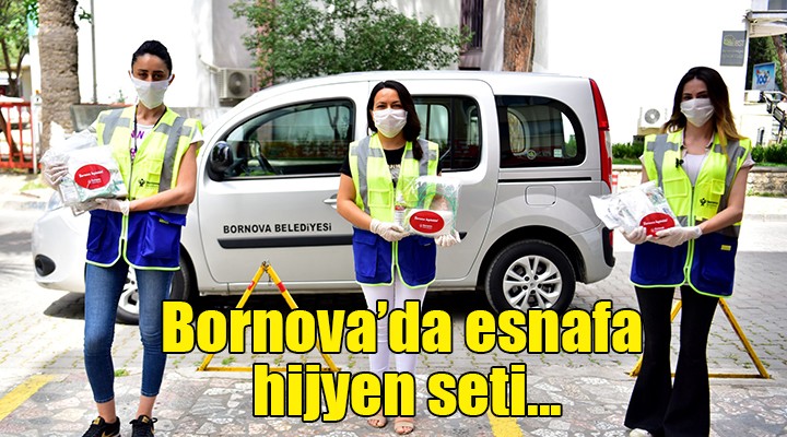 Bornova da esnafa hijyen seti