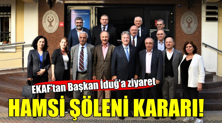 Bornova da hamsi şöleni düzenlenecek!