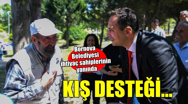 Bornova da ihtiyaç sahiplerine kış desteği...