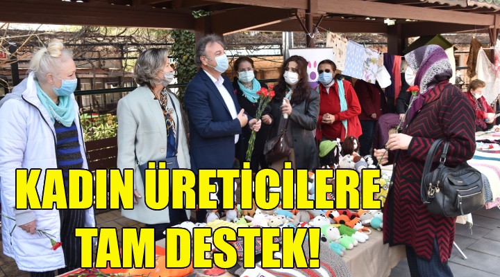 Bornova da kadın üreticilere tam destek!