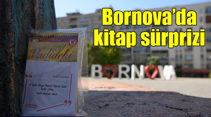 Bornova da kitap sürprizi