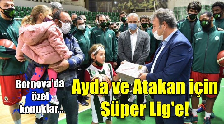 Bornova da özel konuklar... Ayda ve Atakan için Süper Lig e!