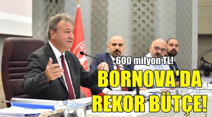 Bornova da rekor bütçe!