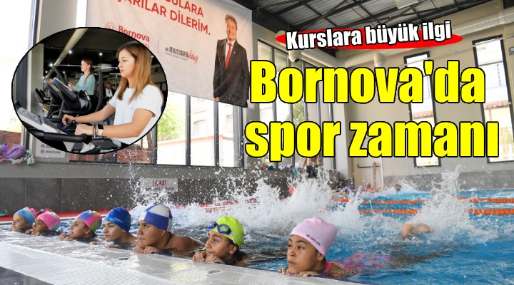 Bornova da spor kurslarına yoğun ilgi