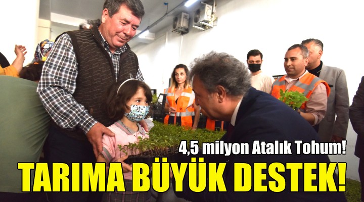 Bornova da tarıma büyük destek!