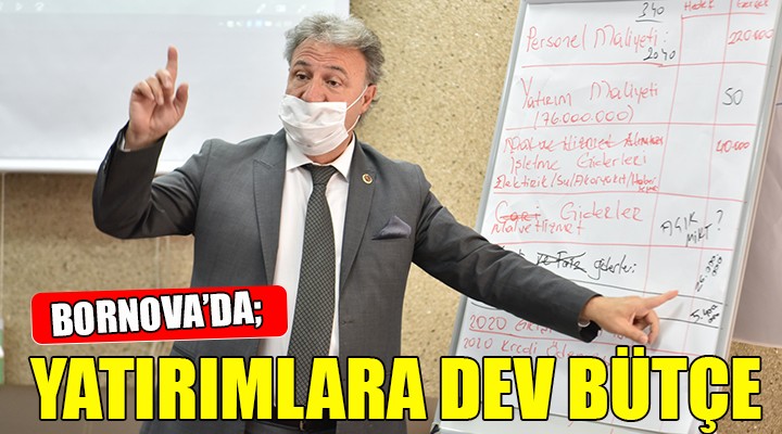 Bornova da yatırımlara dev bütçe...