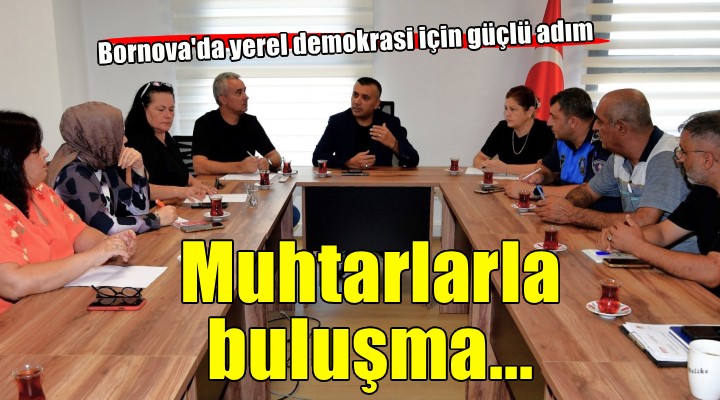 Bornova'da yerel demokrasi için güçlü adım