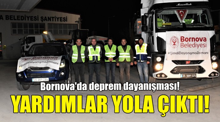 Bornova dan deprem bölgesine yardım eli!