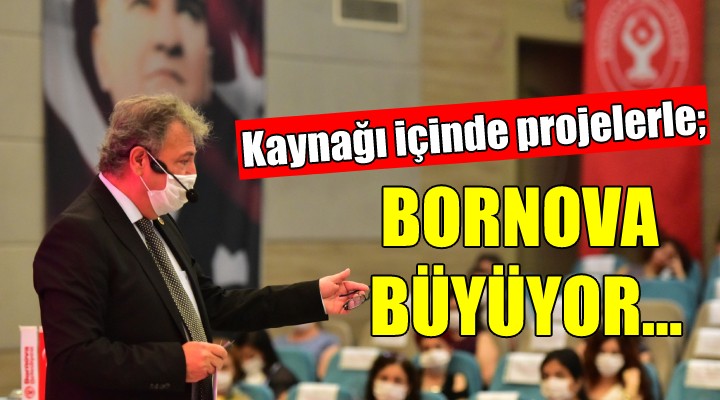 Bornova, kaynağı içinde projelerle büyüyor...