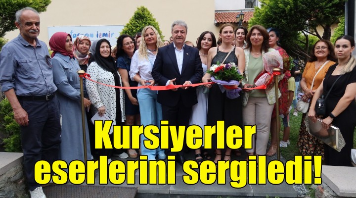 Bornova nın kursiyerleri eserlerini sergiledi!